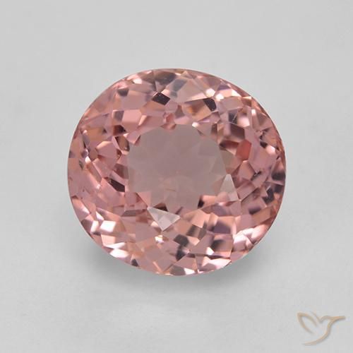 2.66ct طبيعي وردى كثيف تورمالين, بيضوي, VVS-VS