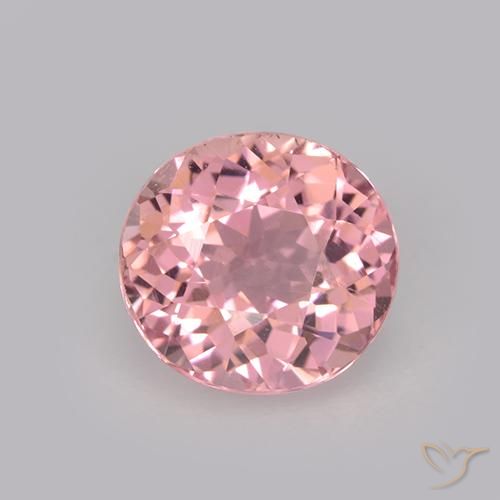 1.47ct طبيعي وردي فاقع تورمالين, بيضوي, قليلا جدا