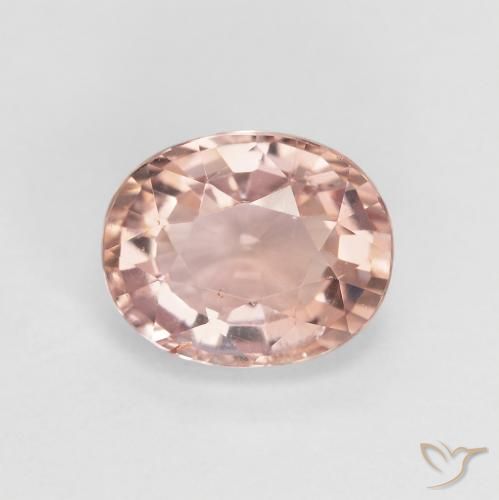 1.61ct طبيعي أحمر هندى تورمالين, بيضوي, قليلا جدا
