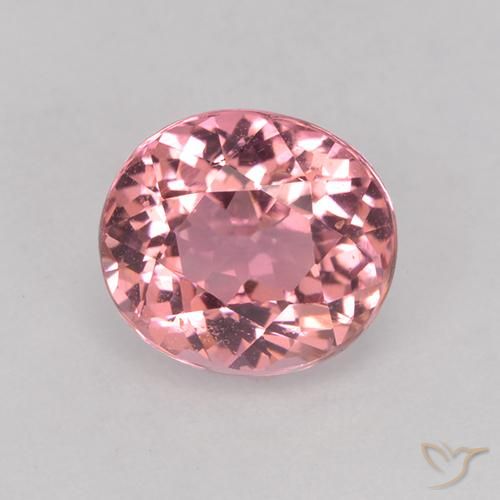 1.68ct طبيعي وردى العلكة تورمالين, بيضوي, VVS-VS, Photo A