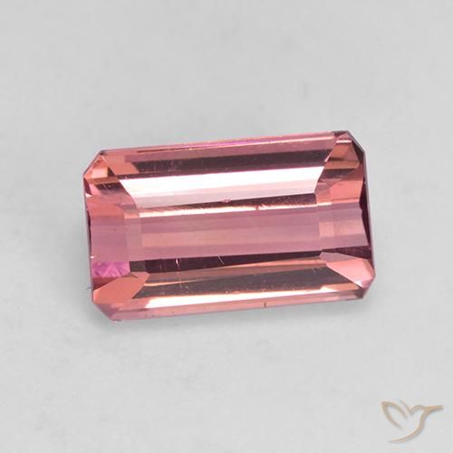 1.80ct طبيعي وردى كثيف تورمالين, قص الزمرد, VVS-VS