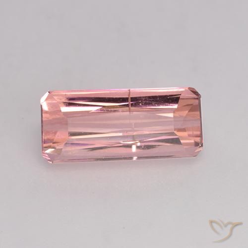 1.28ct طبيعي وردى العلكة تورمالين, قص الزمرد, SI