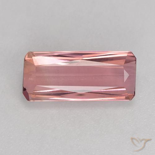 1.93ct طبيعي وردى متوسط تورمالين, قص الزمرد, VVS-VS