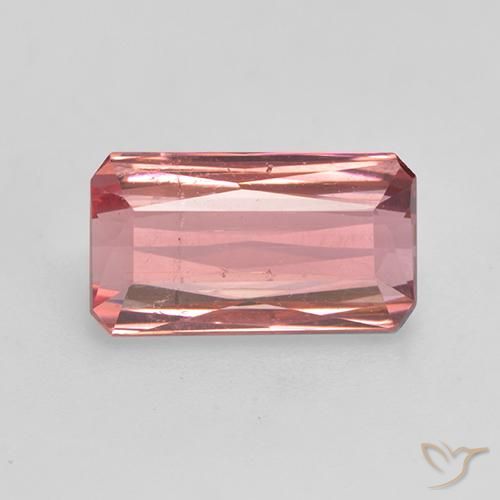 2.64ct طبيعي وردى كثيف تورمالين, قص الزمرد, SI