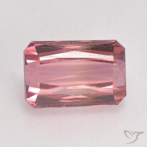 3.73ct طبيعي أرجوانى ملكى تورمالين, قص الزمرد, قليلا جدا