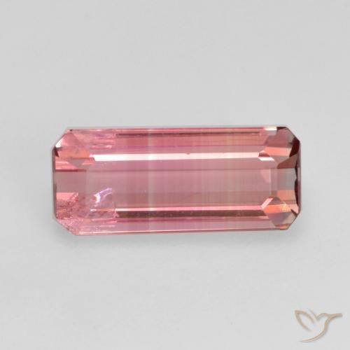 1.16ct طبيعي وردى برتقالى تورمالين, ثمانى / قصة زمرد, VS-SI, Photo A