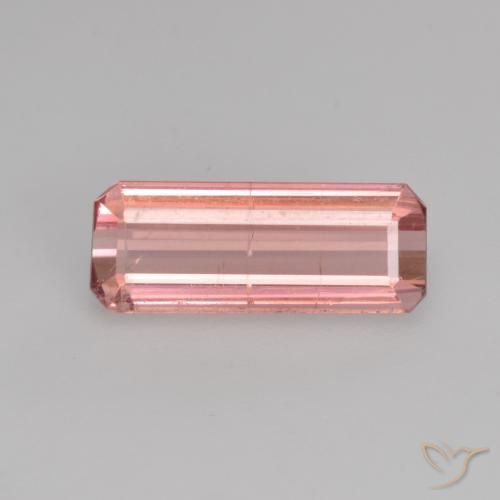 1.14ct طبيعي وردى العلكة تورمالين, قص الزمرد, SI