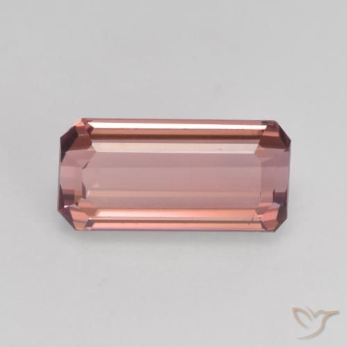 1.88ct طبيعي وردى زهرى تورمالين, قص الزمرد, VVS-VS