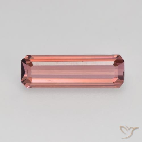 1.04ct طبيعي وردى متوسط تورمالين, قص الزمرد, VVS-VS