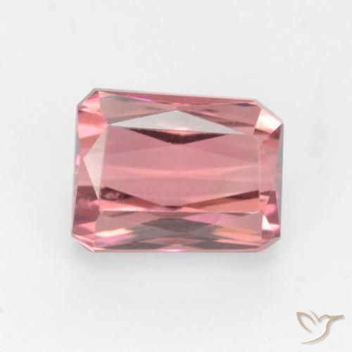 2.70ct طبيعي وردى برتقالى تورمالين, قص الزمرد, VVS-VS