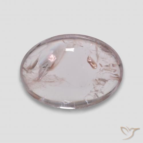 13.66ct طبيعي وردي فاتح تورمالين, بيضوي, شفاف