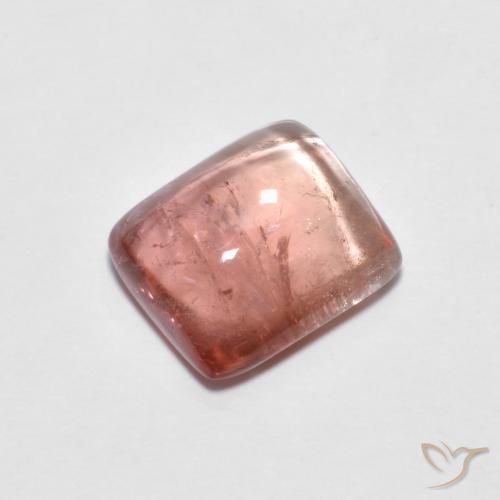 2.85ct طبيعي وردى زهرى غامق تورمالين, وسادة, شفاف