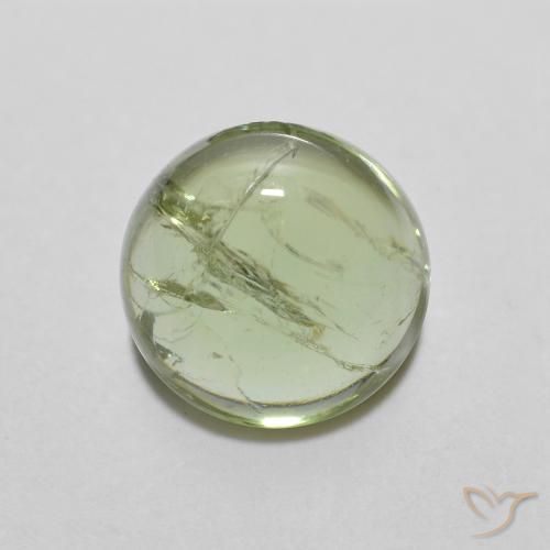 1.42ct طبيعي أخضر الغابات تورمالين, دائري, شفاف