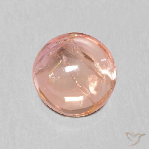 1.14ct طبيعي أحمر هندى تورمالين, دائري, شفاف