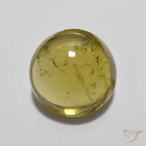 1.83ct طبيعي ذهب تورمالين, دائري, شفاف