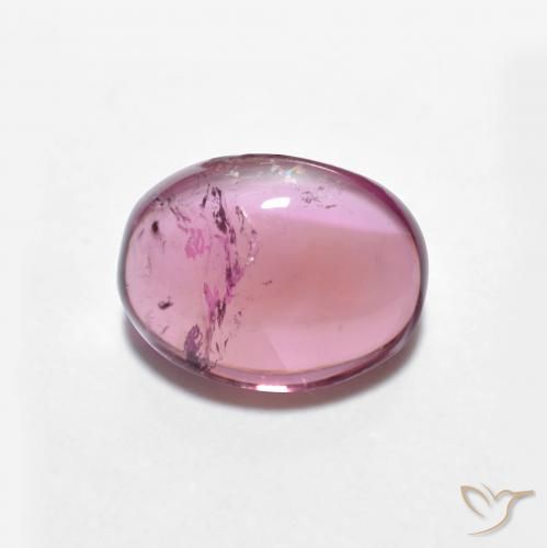 1.31ct طبيعي أرجوانى متوسط تورمالين, بيضوي, شفاف