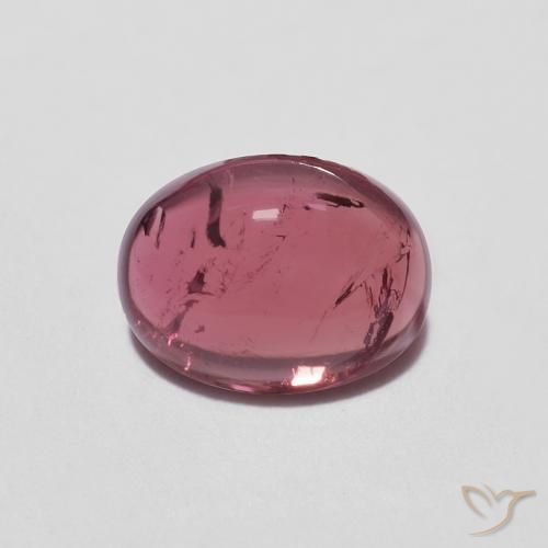1.25ct طبيعي أرجوانى توتى تورمالين, بيضوي, شفاف