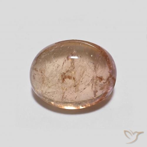 2.70ct طبيعي Light Grapefruit Pink تورمالين, بيضوي, شفاف