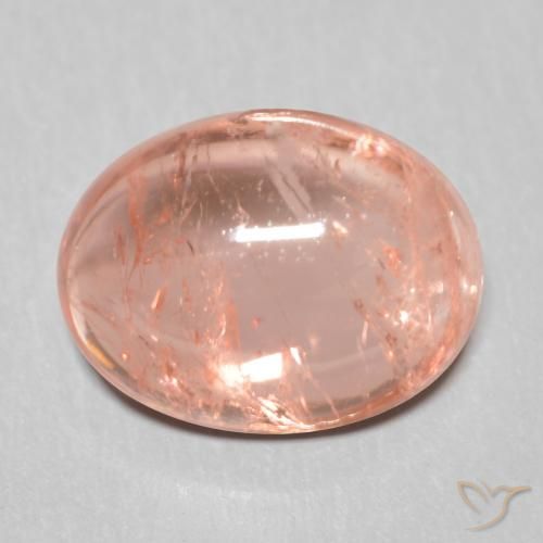 1.79ct طبيعي وردى متوسط تورمالين, بيضوي, شفاف