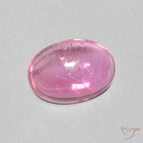 1.18ct طبيعي أرجوانى متوسط تورمالين, بيضوي, شفاف