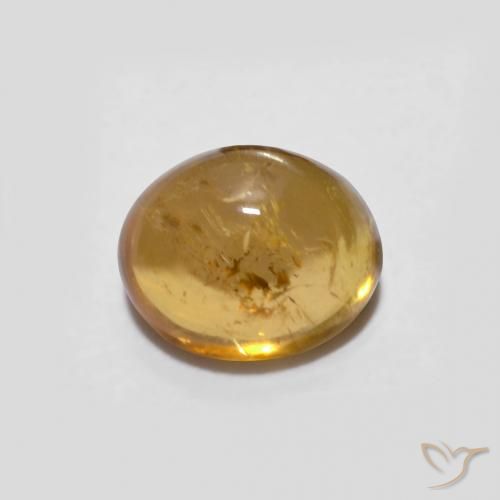 0.78ct طبيعي ذهب تورمالين, بيضوي, شفاف