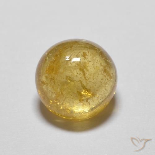 1.72ct طبيعي أصفر عسلى تورمالين, دائري, شفاف