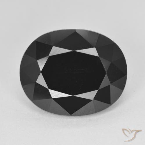 10.38ct طبيعي شورل تورمالين, بيضوي, غير شفاف, Photo A