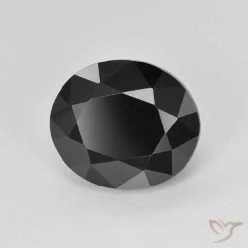 4.33ct طبيعي شورل تورمالين, بيضوي, غير شفاف