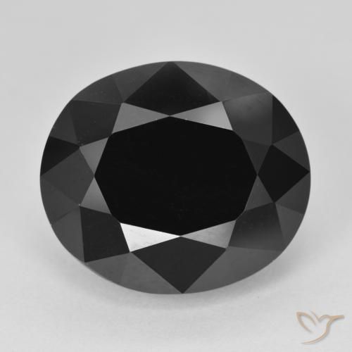 18.75ct طبيعي شورل تورمالين, بيضوي, غير شفاف