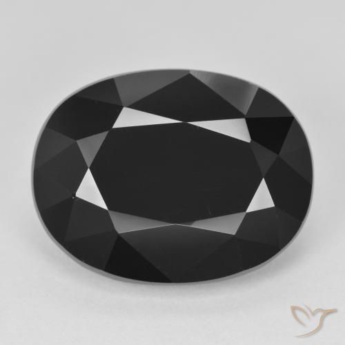 17.83ct طبيعي شورل تورمالين, بيضوي, غير شفاف