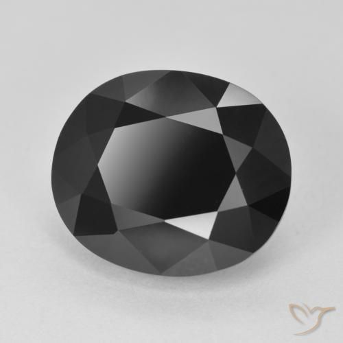 8.54ct طبيعي شورل تورمالين, بيضوي, غير شفاف