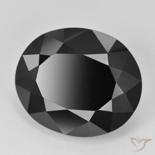 18.79ct طبيعي شورل تورمالين, بيضوي, غير شفاف