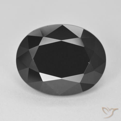 10.04ct طبيعي شورل تورمالين, بيضوي, غير شفاف