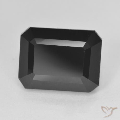 8.60ct طبيعي شورل تورمالين, قص الزمرد, غير شفاف