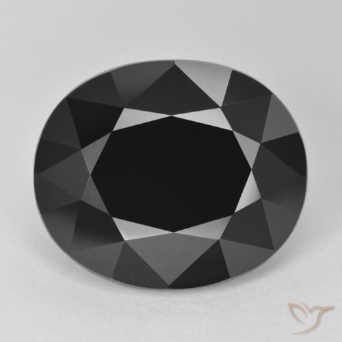 16.98ct طبيعي شورل تورمالين, بيضوي, غير شفاف