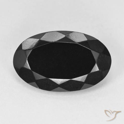 5.75ct طبيعي شورل تورمالين, بيضوي, غير شفاف