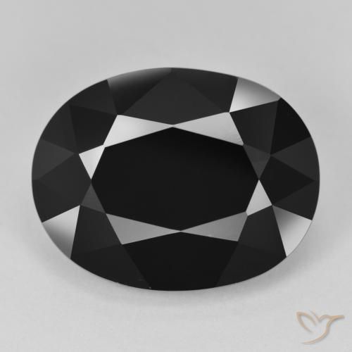 16.78ct طبيعي شورل تورمالين, بيضوي, غير شفاف