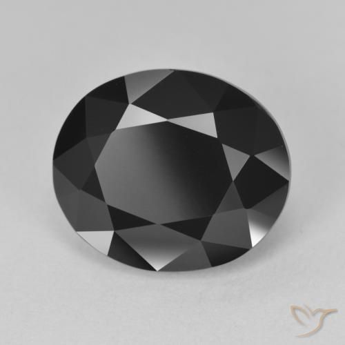 7.62ct طبيعي شورل تورمالين, بيضوي, غير شفاف, Photo A