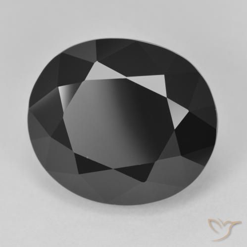 16.89ct طبيعي شورل تورمالين, بيضوي, غير شفاف