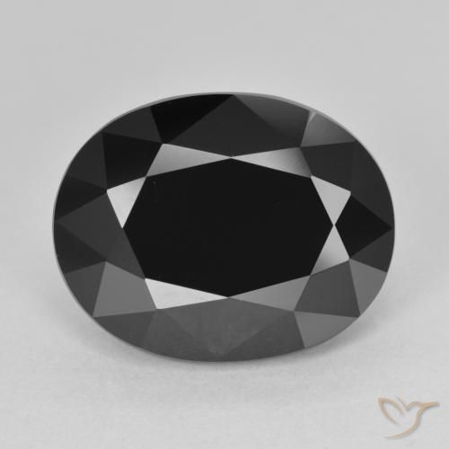 9.93ct طبيعي شورل تورمالين, بيضوي, غير شفاف