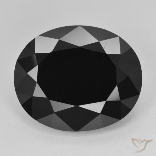 19.60ct طبيعي شورل تورمالين, بيضوي, غير شفاف