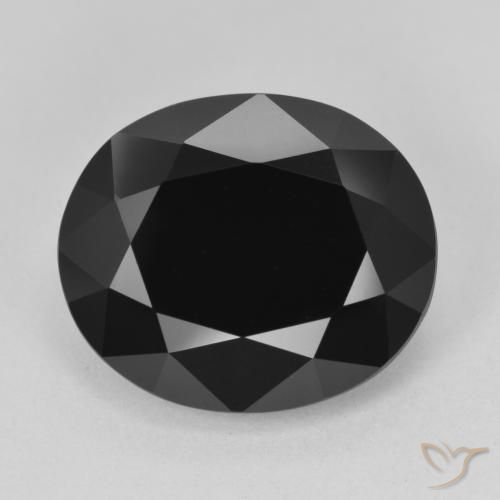 12.61ct طبيعي شورل تورمالين, بيضوي, غير شفاف