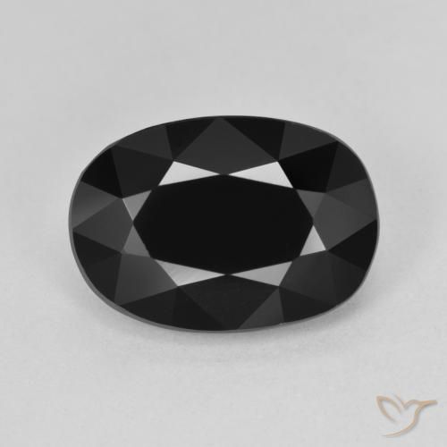 6.96ct طبيعي شورل تورمالين, بيضوي, غير شفاف