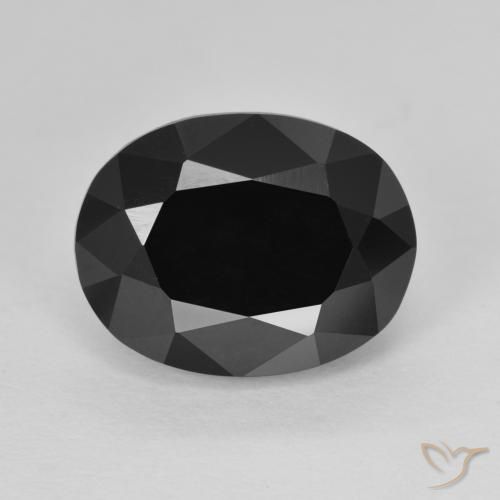 7.19ct طبيعي شورل تورمالين, بيضوي, غير شفاف, Photo A