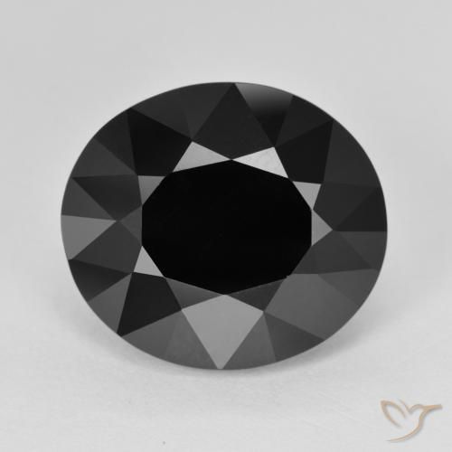 11.27ct طبيعي شورل تورمالين, بيضوي, غير شفاف
