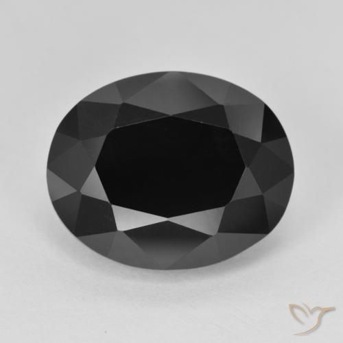 9.85ct طبيعي شورل تورمالين, بيضوي, غير شفاف
