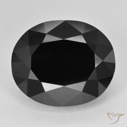20.06ct طبيعي شورل تورمالين, بيضوي, غير شفاف