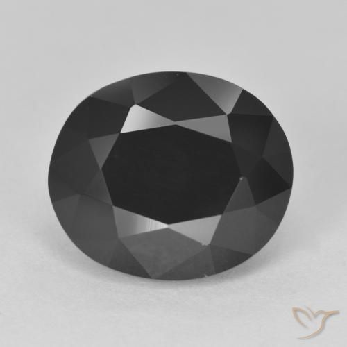 8.05ct طبيعي شورل تورمالين, بيضوي, غير شفاف