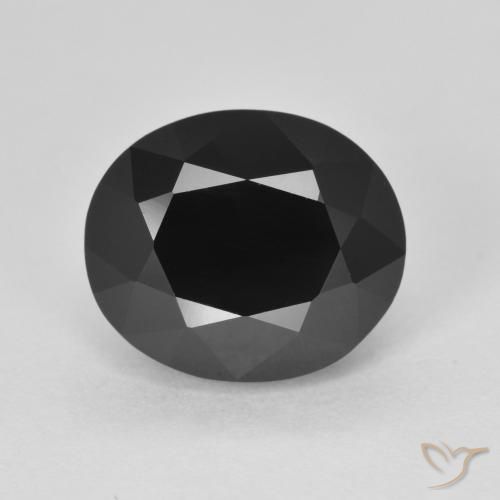 5.40ct طبيعي شورل تورمالين, بيضوي, غير شفاف