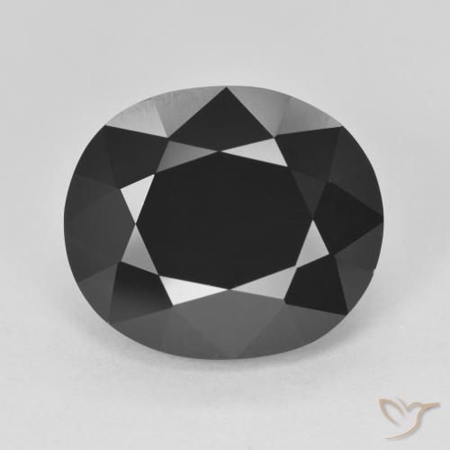 11.10ct طبيعي شورل تورمالين, بيضوي, غير شفاف